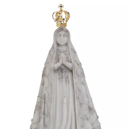 Imagem Nossa Senhora Aparecida Com Coroa de Metal - 32 cm