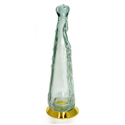 Imagem Nossa Senhora Aparecida em Vidro Transparente - 37cm