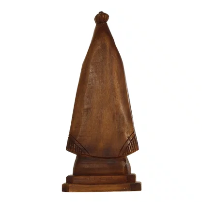 Imagem Nossa Senhora Aparecida Madeira Natural - 59 cm