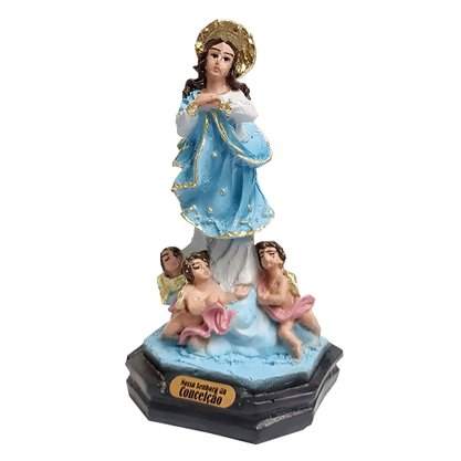 Imagem Nossa Senhora da Imaculada Conceição de Resina Nacional - 11 cm