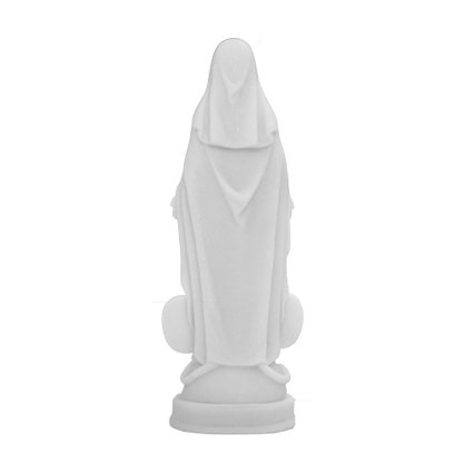 Imagem Nossa Senhora das Graças com Medalha Milagrosa em Mármore Natural - 40 cm