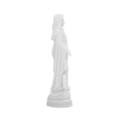 Imagem Nossa Senhora das Graças com Medalha Milagrosa em Mármore Natural - 40 cm