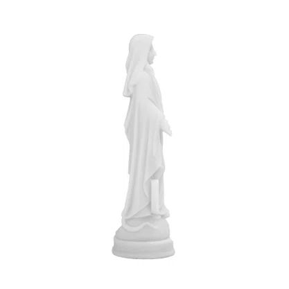 Imagem Nossa Senhora das Graças com Medalha Milagrosa em Mármore Natural - 40 cm