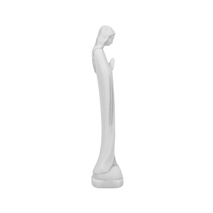 Imagem Nossa Senhora do Silêncio em Mármore Natural - 18cm