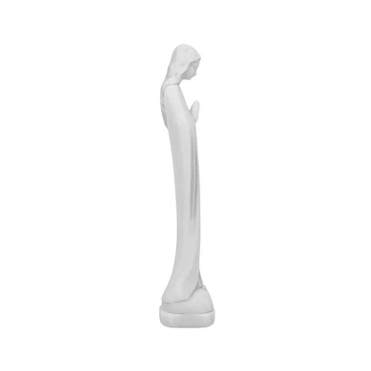 Imagem Nossa Senhora do Silêncio em Mármore Natural - 18cm