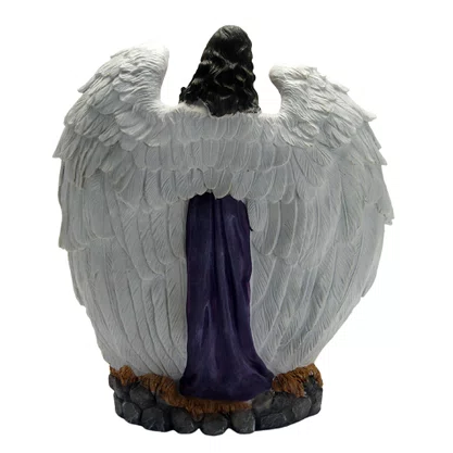 Imagem Presépio com Anjo de Resina Importada - 30 cm