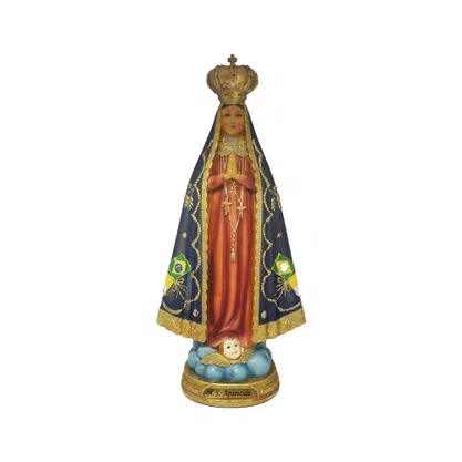 Imagem Resina Importada Nossa Senhora Aparecida 40cm