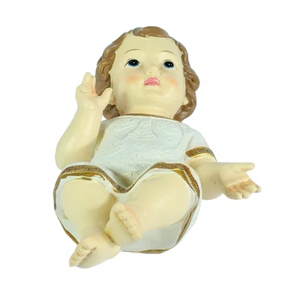 Imagem do Menino Jesus de Resina Importada - 18,5 cm