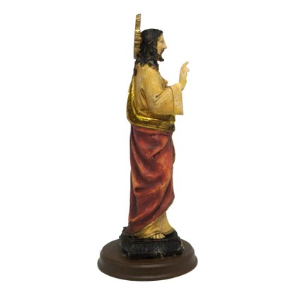 Imagem Resina Importada Sagrado Coração de Jesus 20.8cm