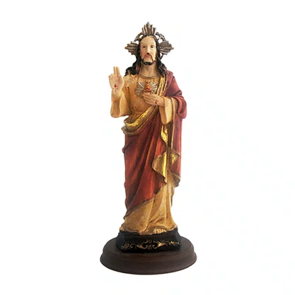 Imagem Resina Importada Sagrado Coração de Jesus 20.8cm