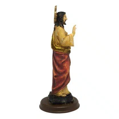 Imagem Resina Importada Sagrado Coração de Jesus 20.8cm