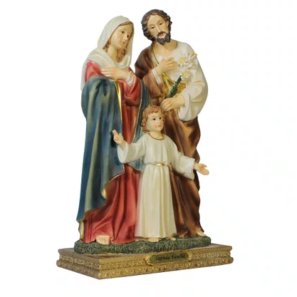 Imagem Sagrada Família de Resina Importada - 30 cm
