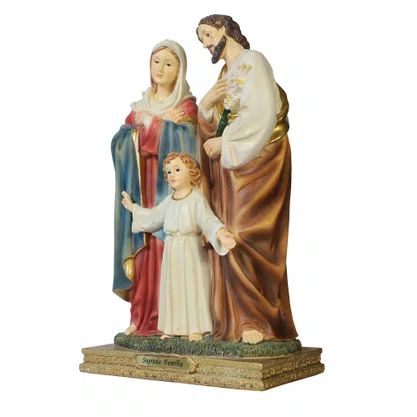 Imagem Sagrada Família de Resina Importada - 30 cm
