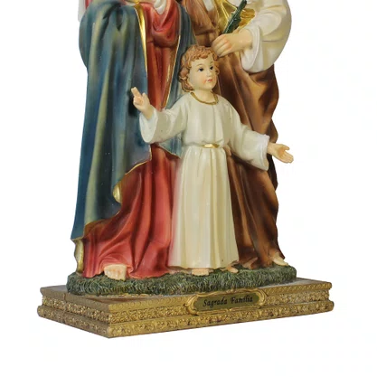 Imagem Sagrada Família de Resina Importada - 30 cm