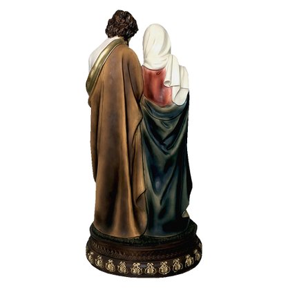 Imagem Sagrada Família de Resina Importada 60cm