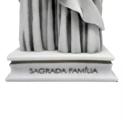 Imagem Sagrada Família em Mármore - 28 cm