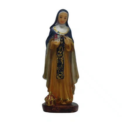 Imagem Santa Edwiges de Resina Importada - 7 cm