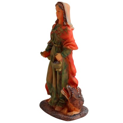 Imagem Santa Marta de Resina Importada - 8 cm