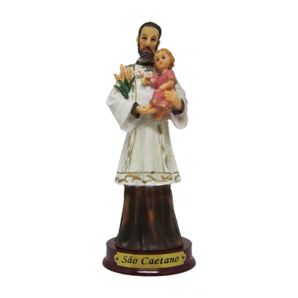 Imagem São Caetano Resina Importada - 15 cm
