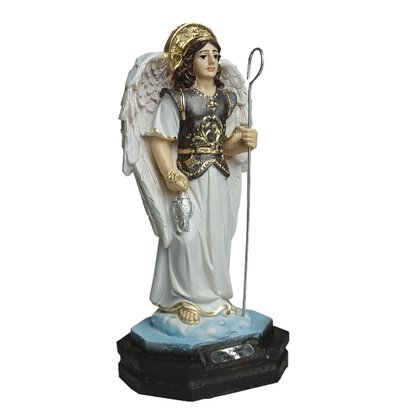 Imagem dos Três Arcanjos de Resina Nacional - 15 cm