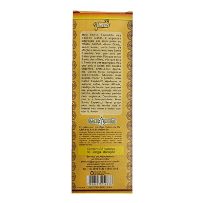 Incenso em Vareta Santo Expedito com Aroma