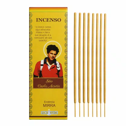 Incenso em Vareta de São Carlo Acutis com Aroma