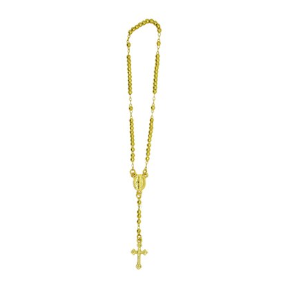 Lembrança Casamento Terço Dourado