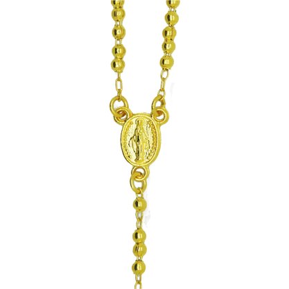 Lembrança Casamento Terço Dourado