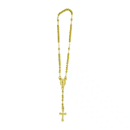 Lembrança Casamento Terço Dourado