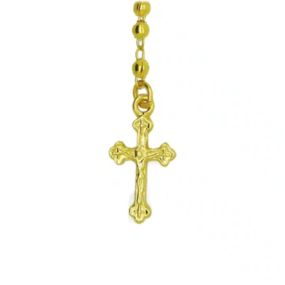 Lembrança Casamento Terço Dourado