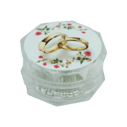 Lembrança Casamento Terço Prata