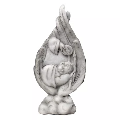 Lembrança de Batismo em Mármore - 14 cm x 7,5 cm
