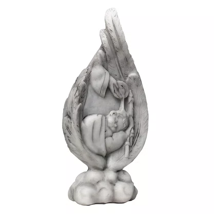 Lembrança de Batismo em Mármore - 14 cm x 7,5 cm