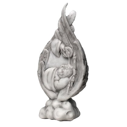 Lembrança de Batismo em Mármore - 14 cm x 7,5 cm