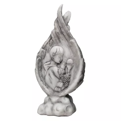 Lembrança Primeira Eucaristia Menino em Mármore - 14 cm x 7,5 cm