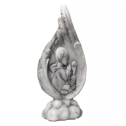 Lembrança Primeira Eucaristia Menino em Mármore - 14 cm x 7,5 cm