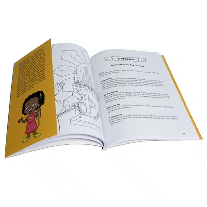 Livro com o Terço na Mão Criança Padre Antônio Maria