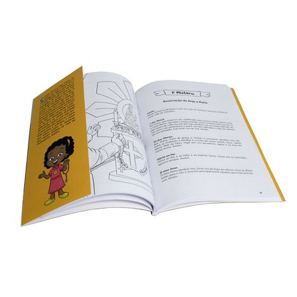 Livro com o Terço na Mão Criança Padre Antônio Maria