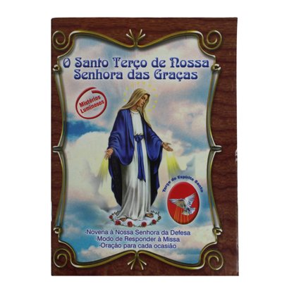 Livro Santo Terço de Nossa Senhora das Graças