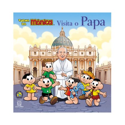 Livro Turma da Mônica Visita o Papa