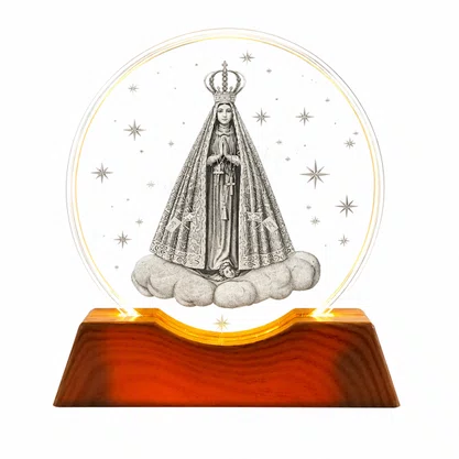 Luminária Led de Nossa Senhora Aparecida - 9 cm