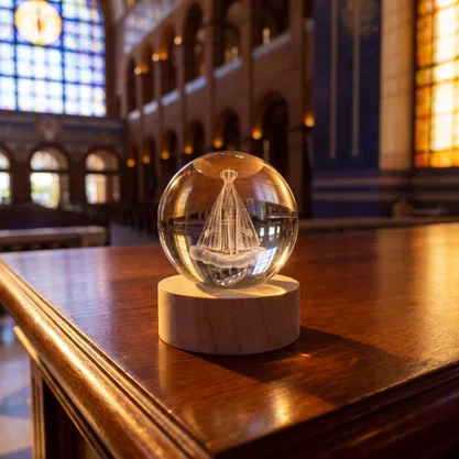 Luminária LED Nossa Senhora Aparecida - Luz Quente