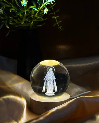 Luminária LED Nossa Senhora das Graças - Luz Quente