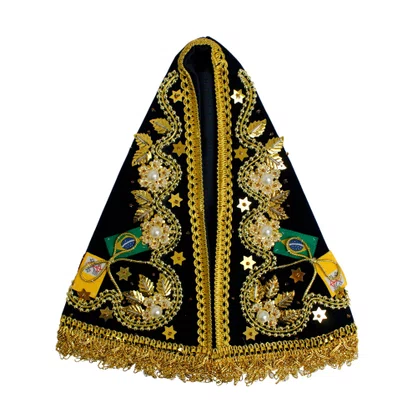 Manto com Touca de Luxo para Fac-símile - 21 cm 