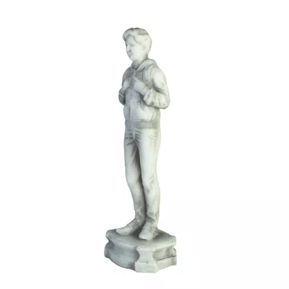 Imagem de São Carlo Acutis de Mármore - 20 cm 