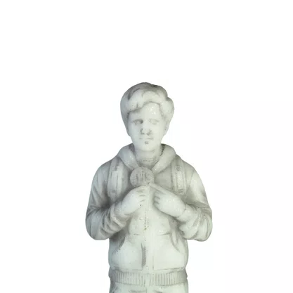 Imagem de São Carlo Acutis de Mármore - 20 cm 