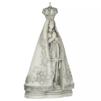 Imagem de Nossa Senhora Aparecida de Mármore - 38 cm