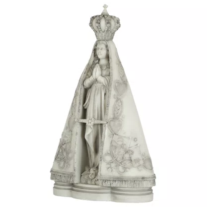 Imagem de Nossa Senhora Aparecida de Mármore - 38 cm