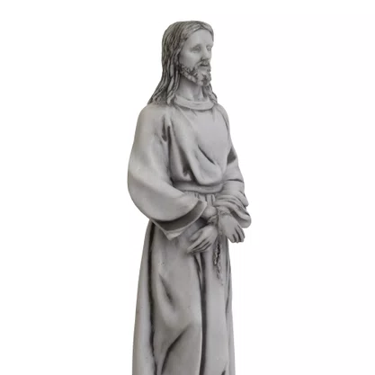 Imagem de Jesus Manietado de Mármore - 40 cm