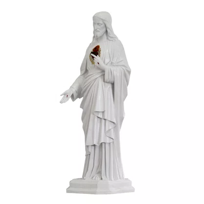 Imagem do Sagrado Coração de Jesus de Mármore - 103 cm